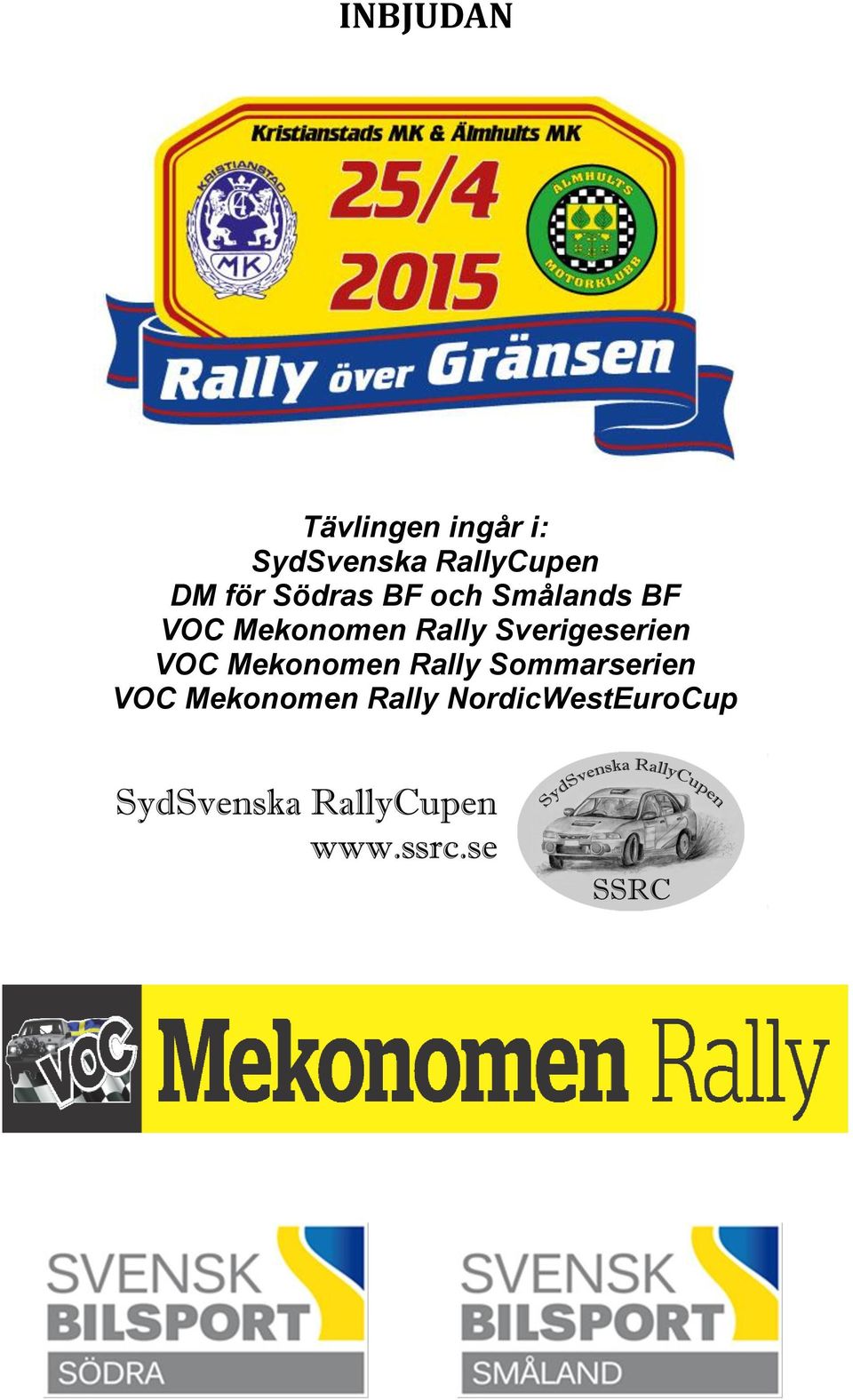 VOC Mekonomen Rally Sverigeserien VOC