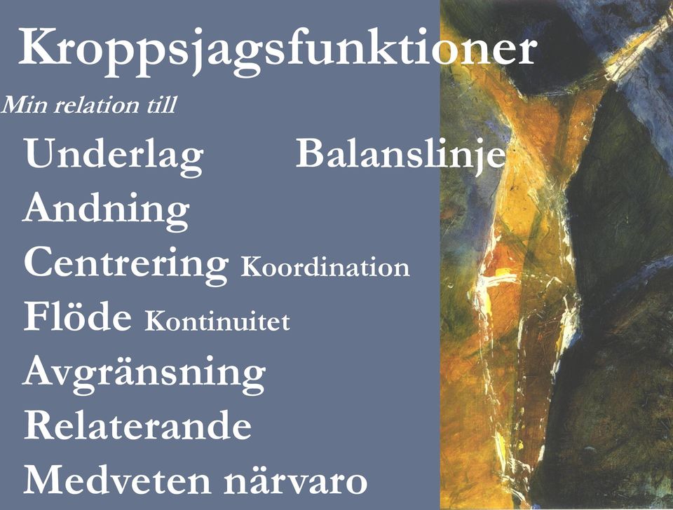 Centrering Koordination Flöde