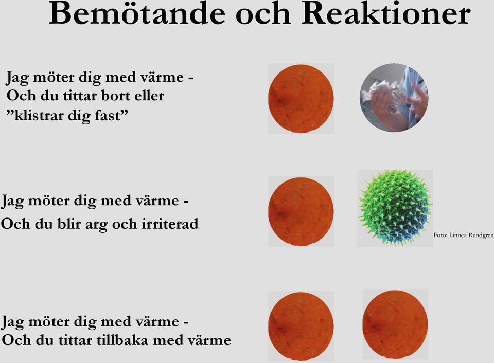värme - Och du blir arg och irriterad Foto: Linnea