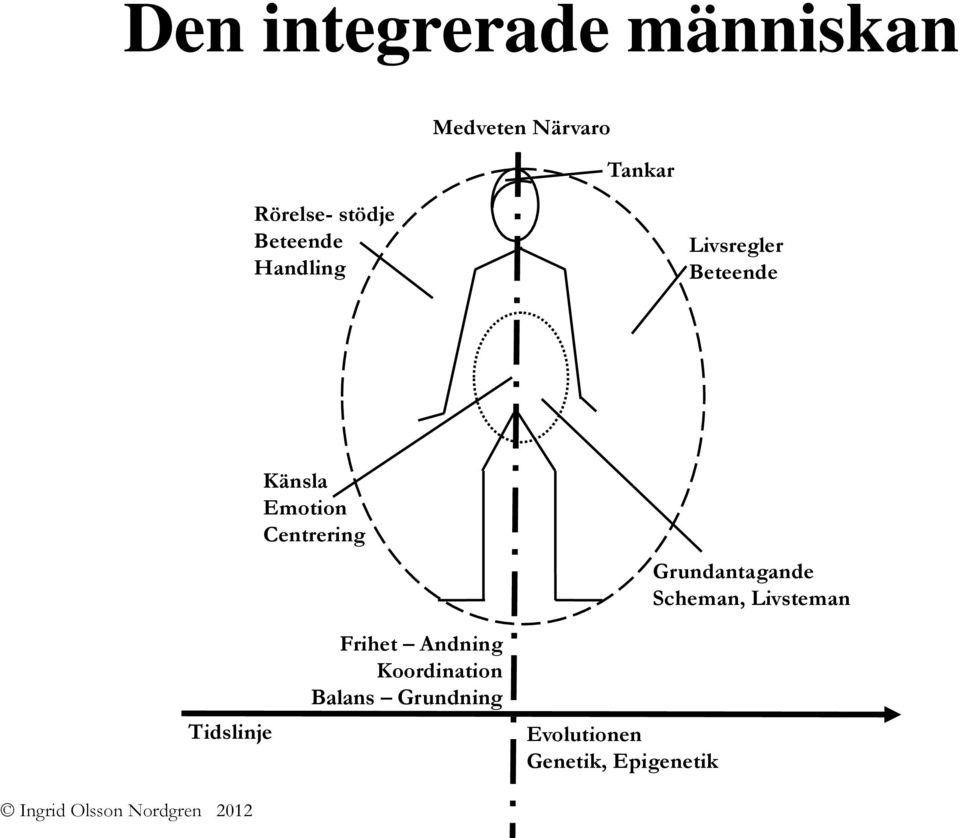 Grundantagande Scheman, Livsteman Tidslinje Ingrid Olsson Nordgren
