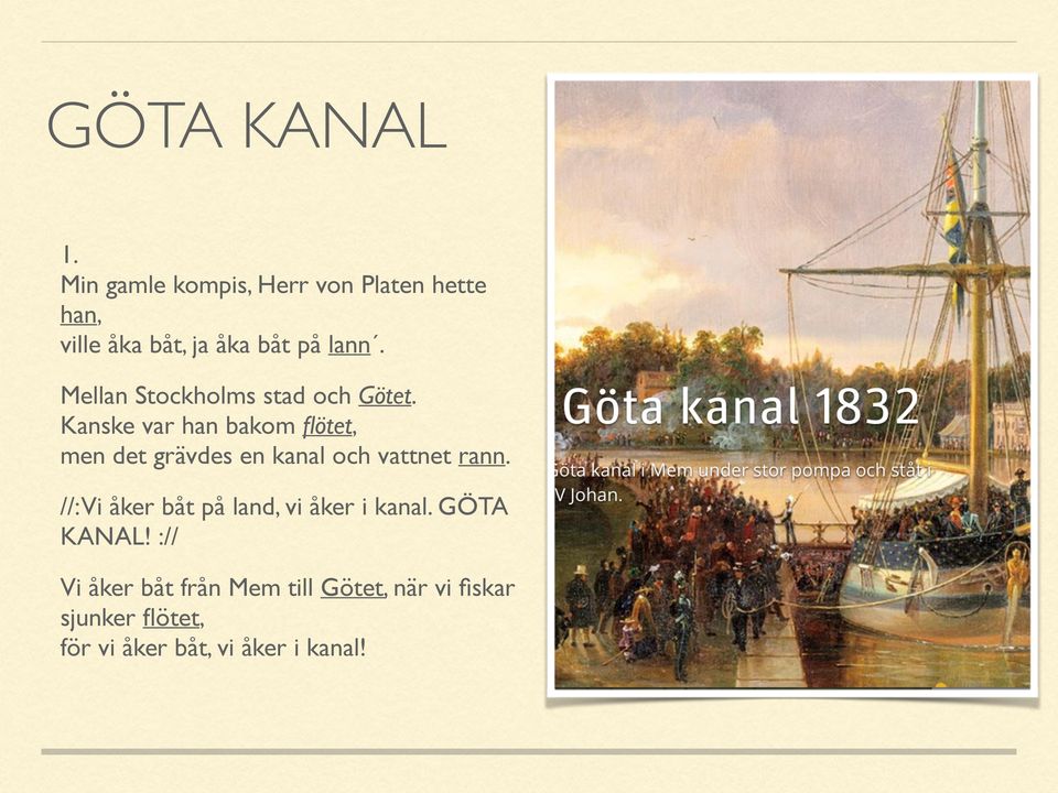 Mellan Stockholms stad och Götet.
