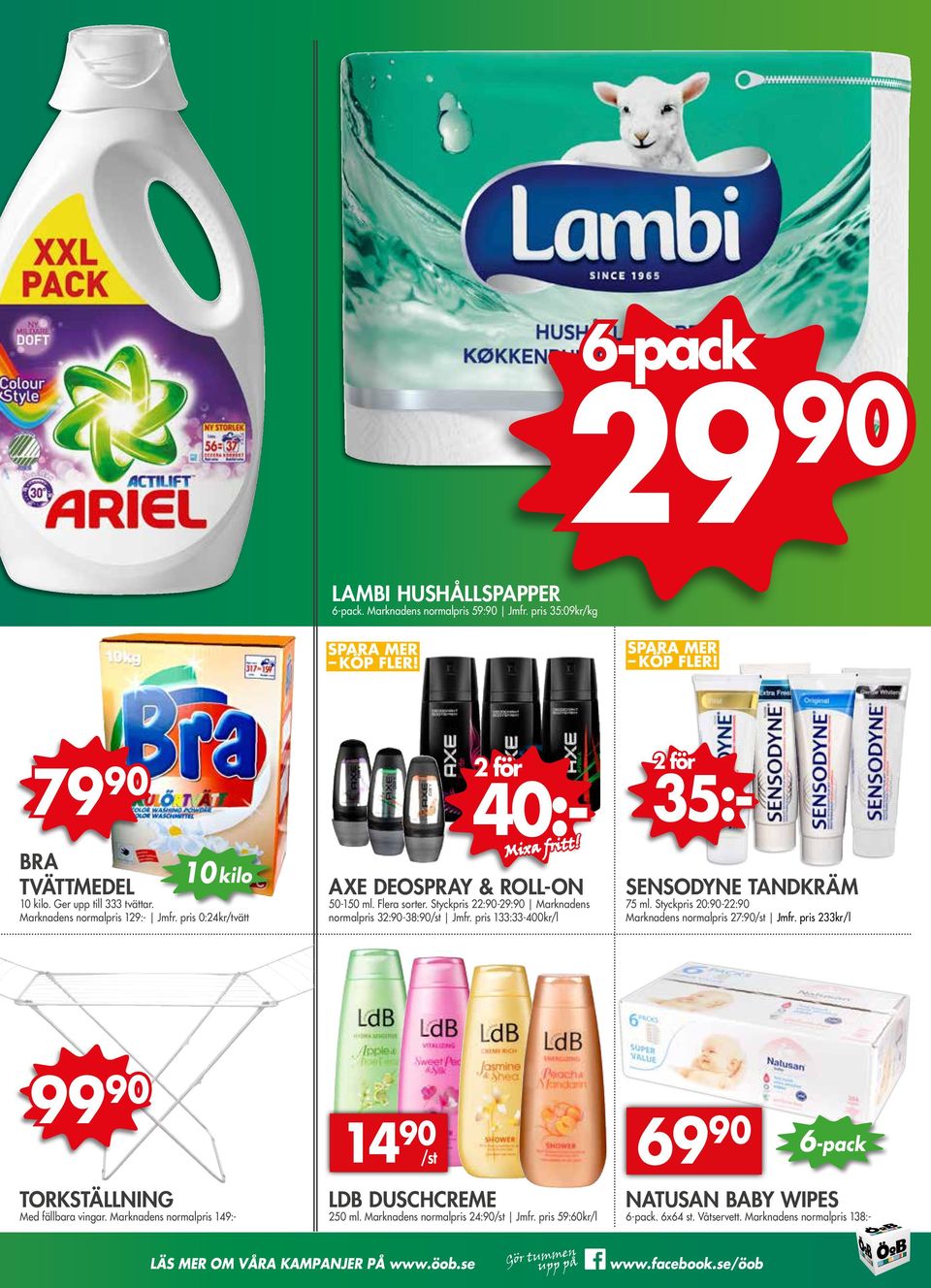 Styckpris 22:90-29:90 Marknadens normalpris 32:90-38:90 Jmfr. pris 133:33-400kr/l 35:- SENSODYNE TANDKRÄM 75 ml. Styckpris 20:90-22:90 Marknadens normalpris 27:90 Jmfr.