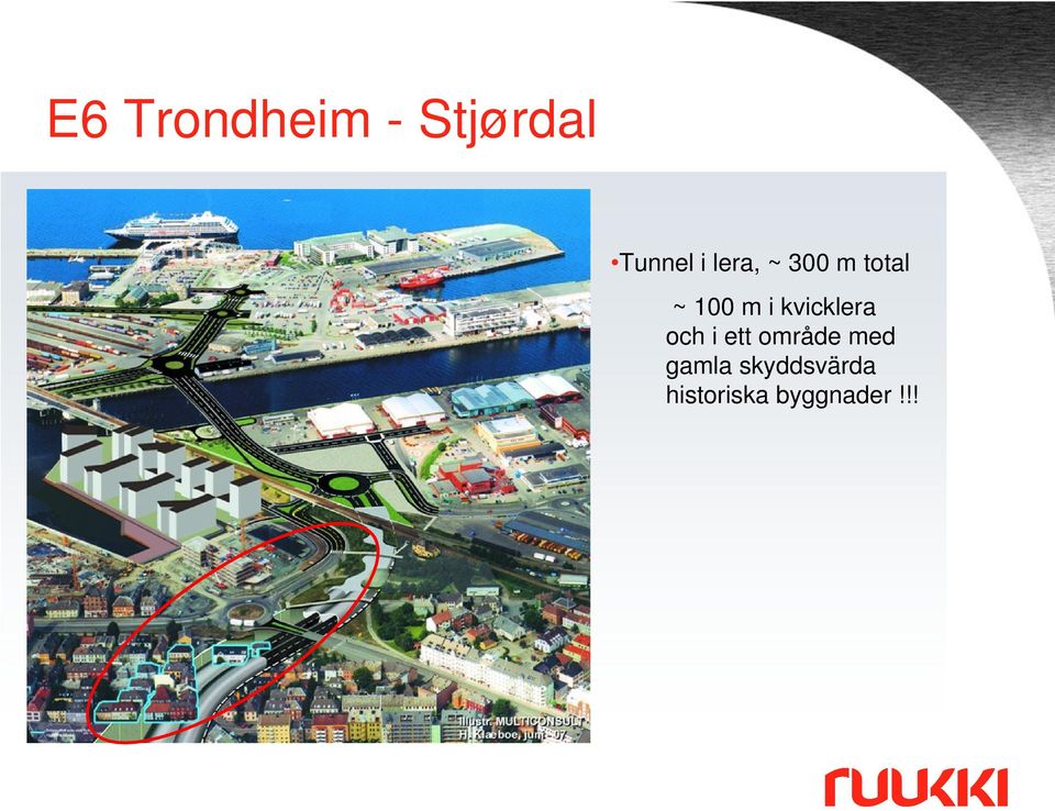 kvicklera och i ett område med