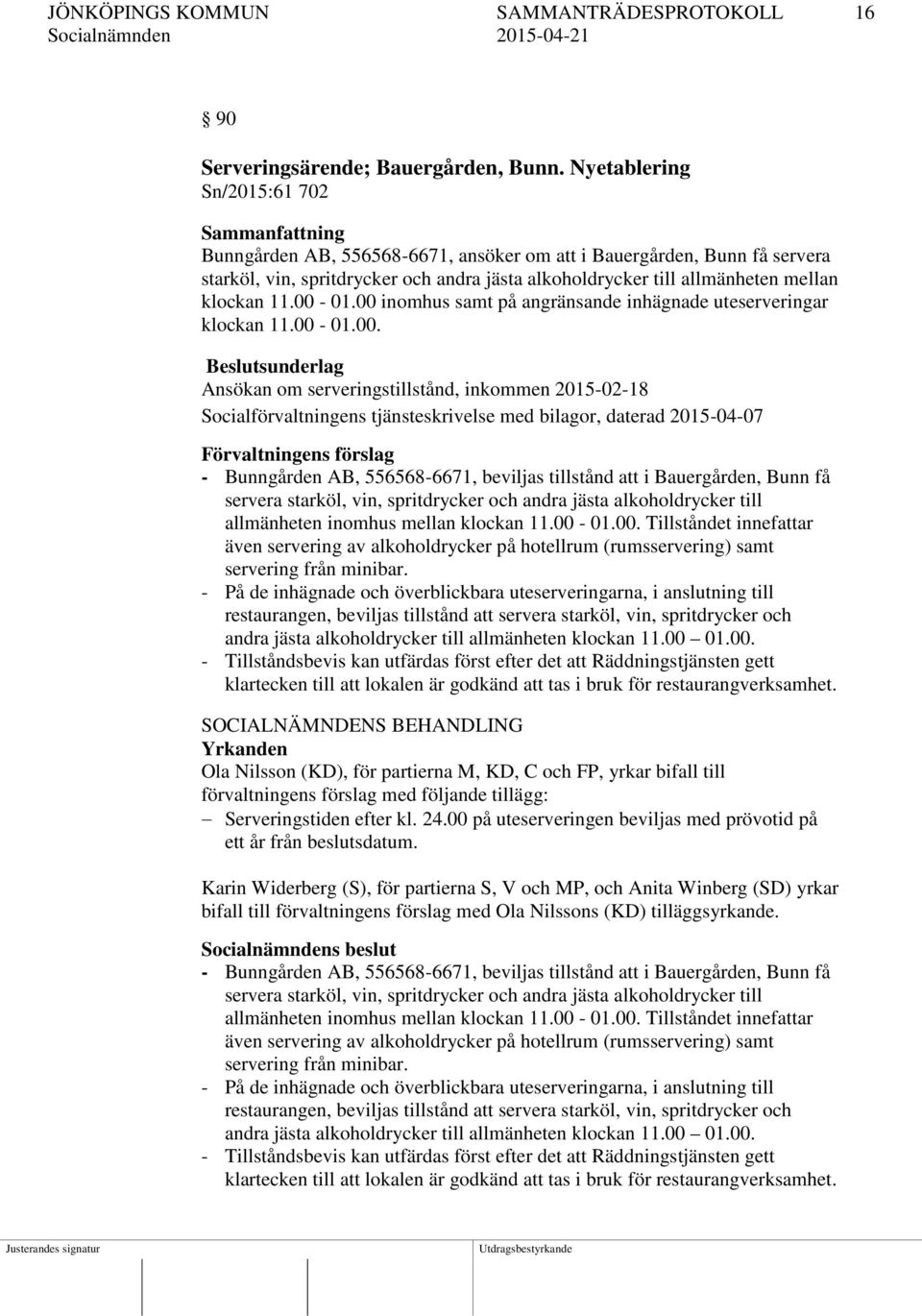 klockan 11.00-