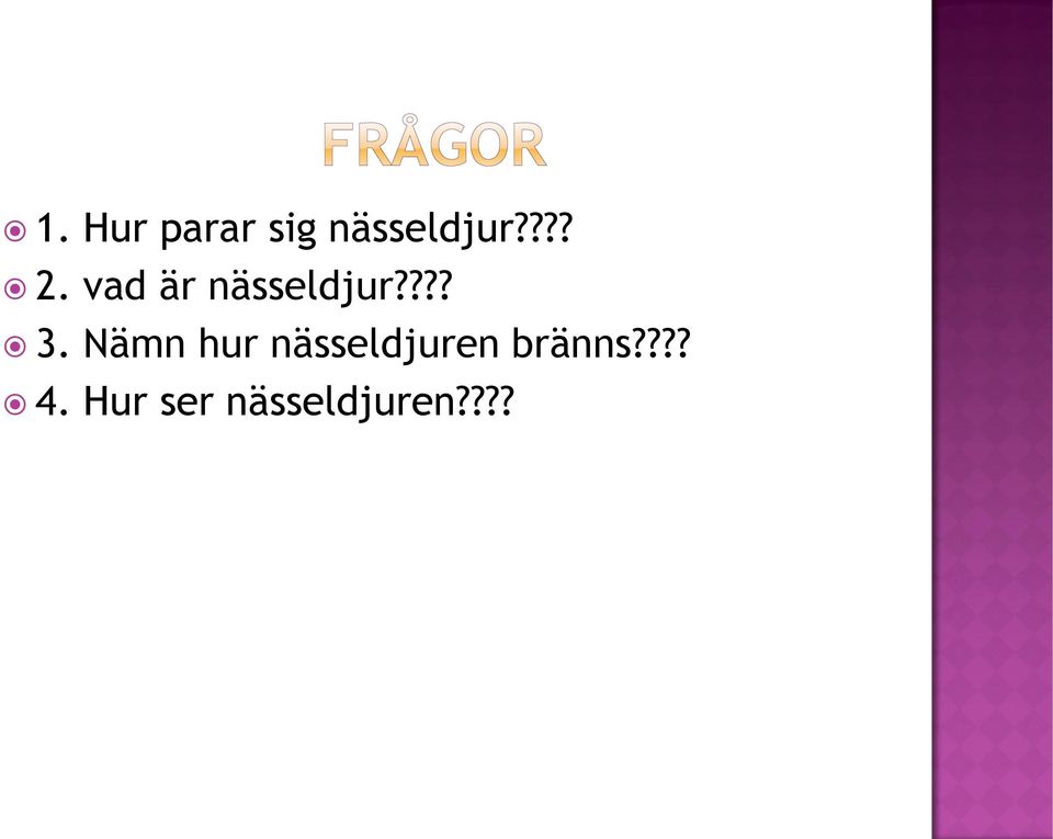 Nämn hur nässeldjuren bränns?