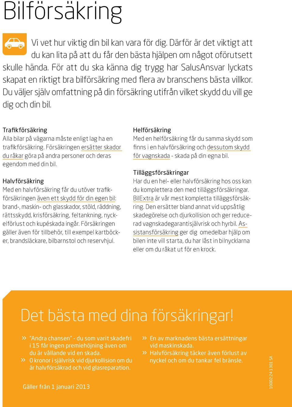 bilförsäkringar om dig och din bil. - PDF Free Download