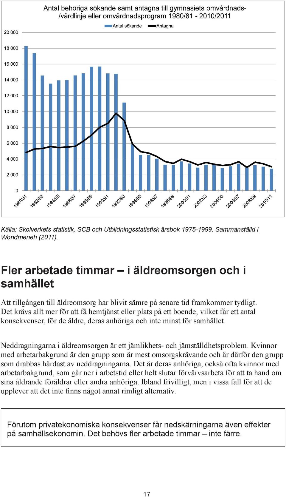 Det krävs allt mer för att få hemtjänst eller plats på ett boende, vilket får ett antal konsekvenser, för de äldre, deras anhöriga och inte minst för samhället.