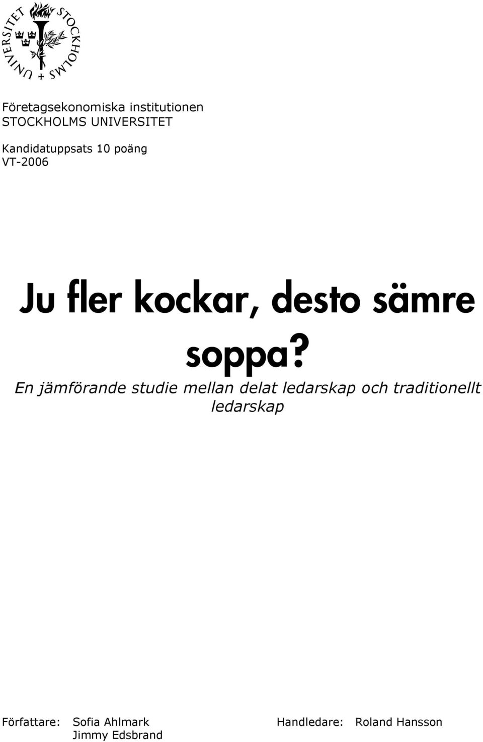 soppa?