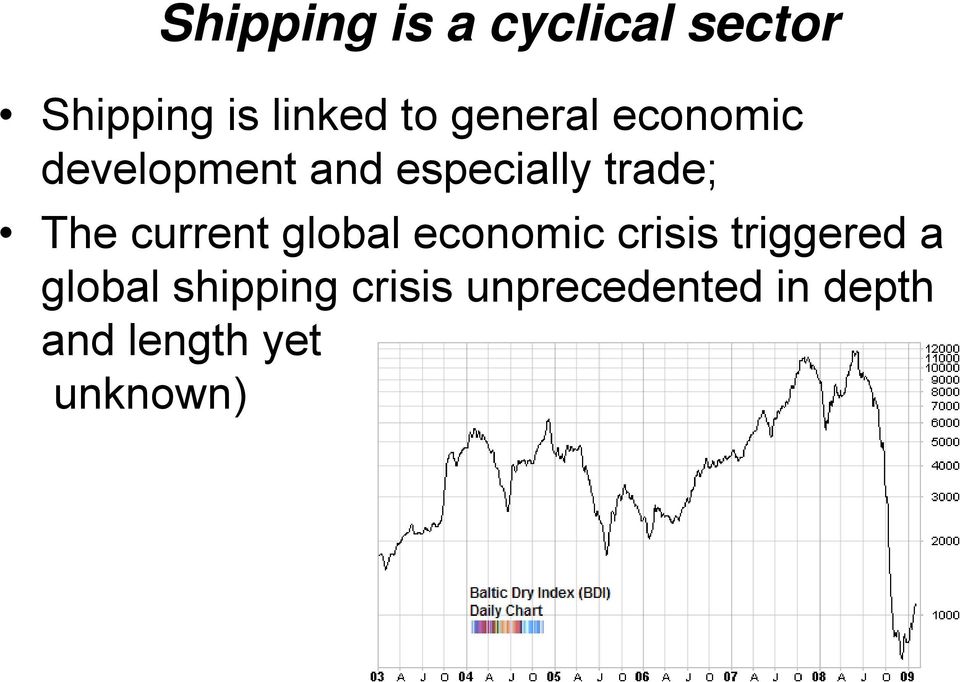 current global economic crisis triggered a global