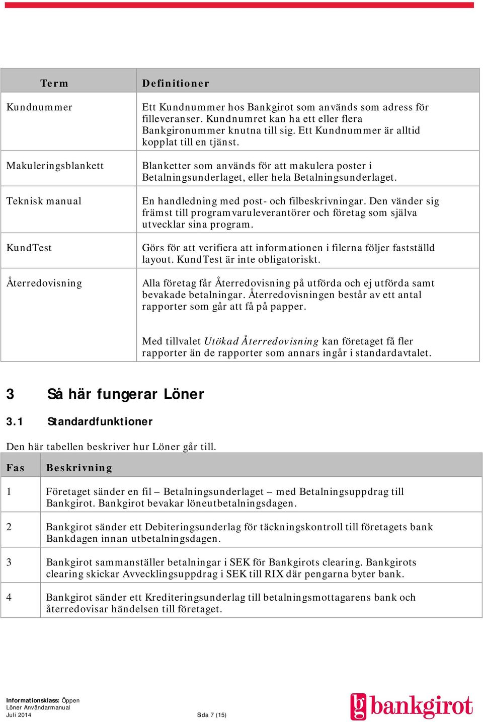 Blanketter som används för att makulera poster i Betalningsunderlaget, eller hela Betalningsunderlaget. En handledning med post- och filbeskrivningar.