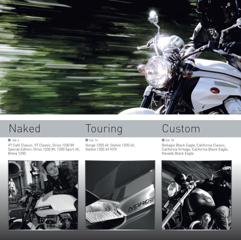 8V, 1200 Sport 4V, Breva 1200, Norge 1200 4V, Stelvio 1200 4V, Stelvio 1200