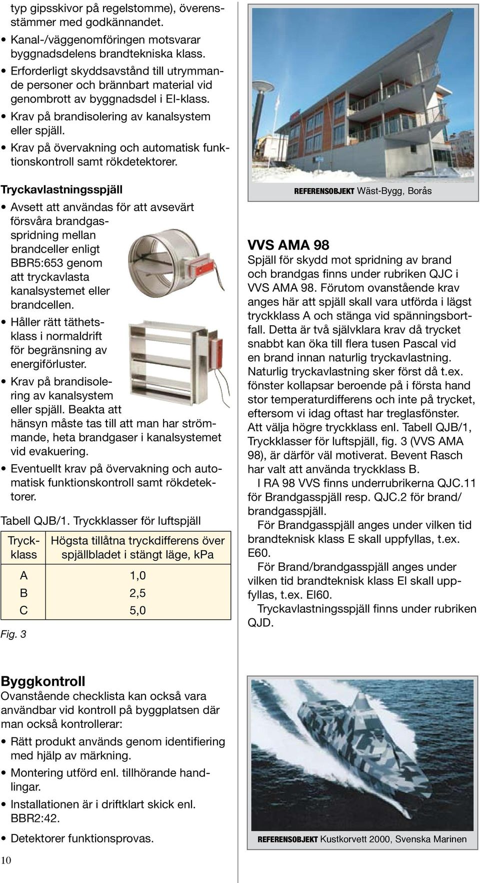 Krav på övervakning och automatisk funktionskontroll samt rökdetektorer.