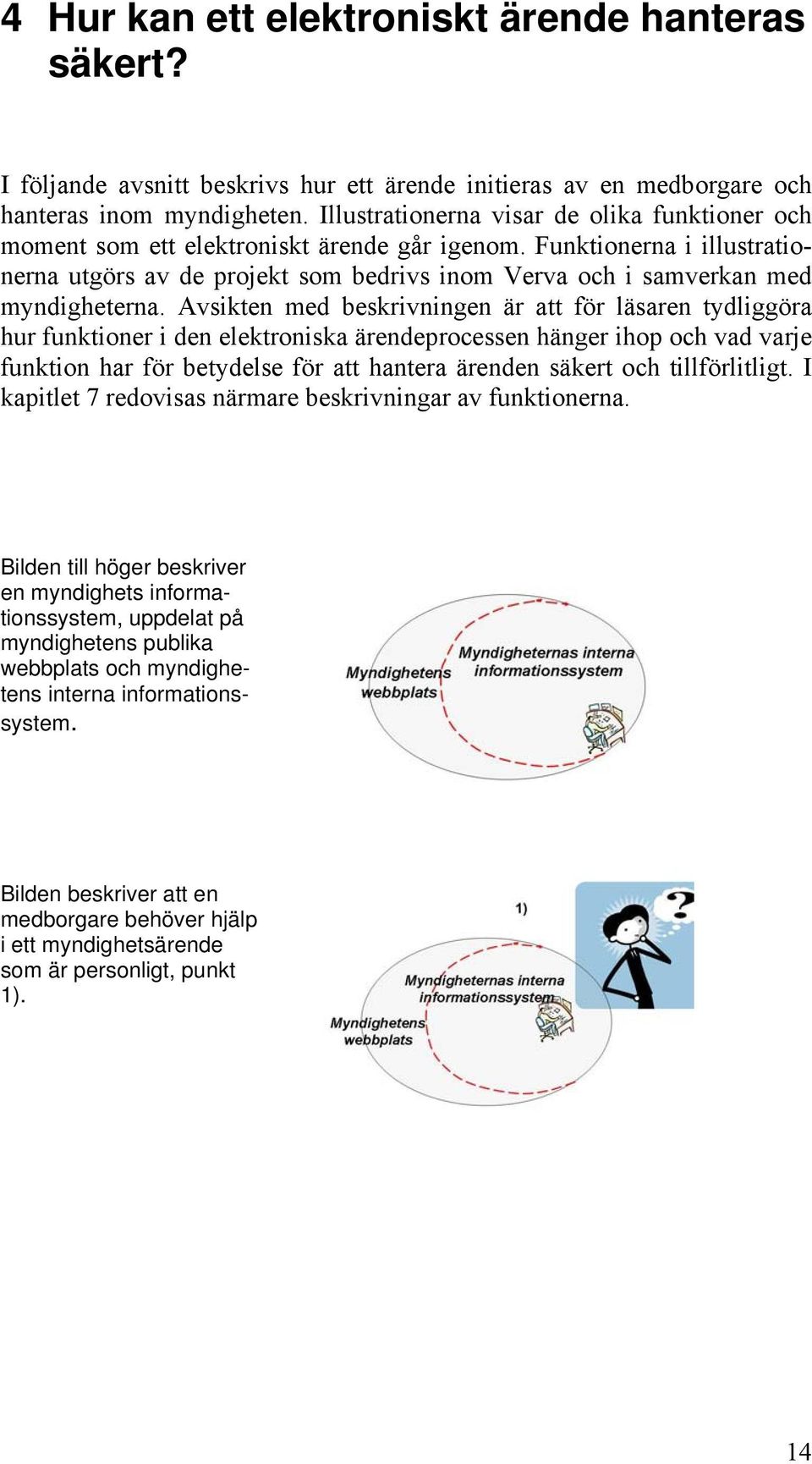 Funktionerna i illustrationerna utgörs av de projekt som bedrivs inom Verva och i samverkan med myndigheterna.