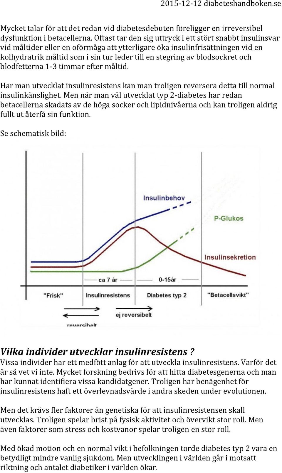 blodsockret och blodfetterna 1-3 timmar efter måltid. Har man utvecklat insulinresistens kan man troligen reversera detta till normal insulinkänslighet.