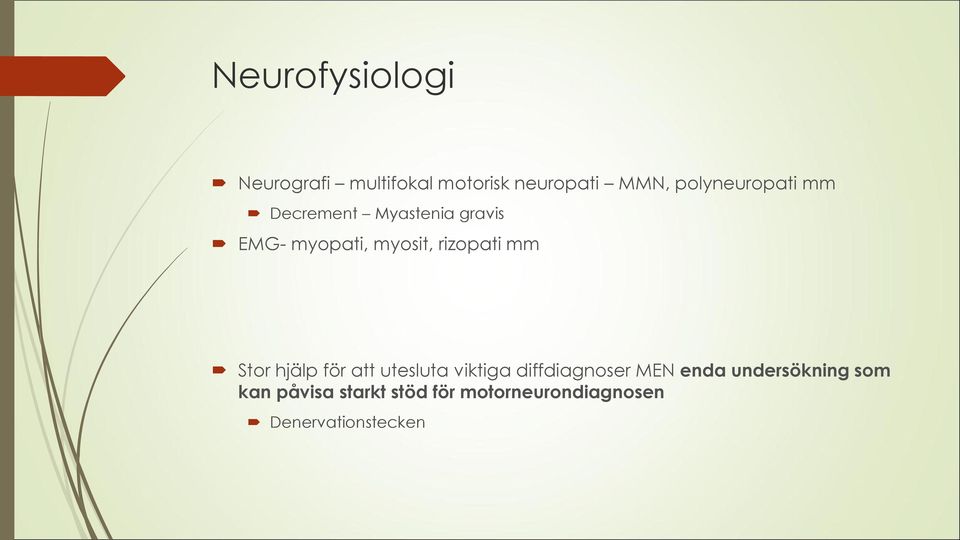 rizopati mm Stor hjälp för att utesluta viktiga diffdiagnoser MEN enda