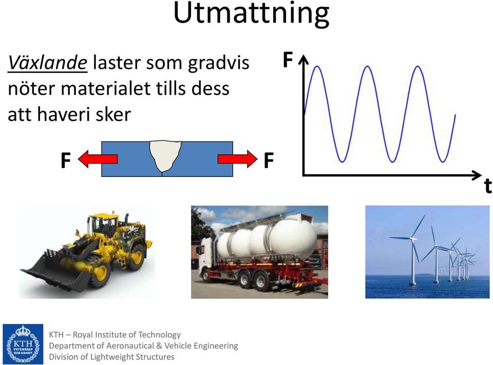 nöter materialet tills