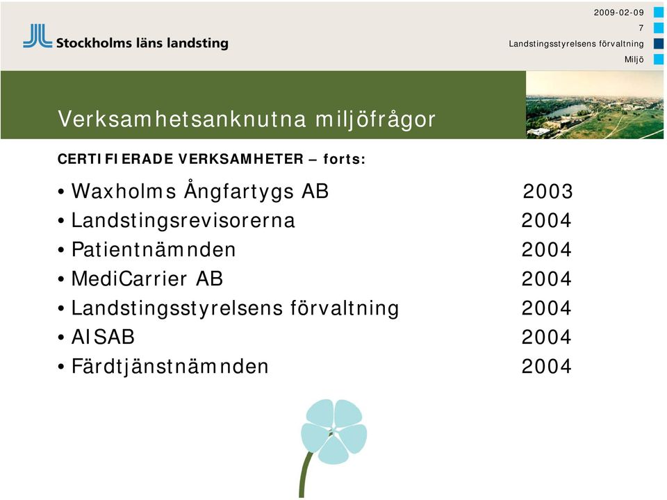 Landstingsrevisorerna 2004 Patientnämnden 2004