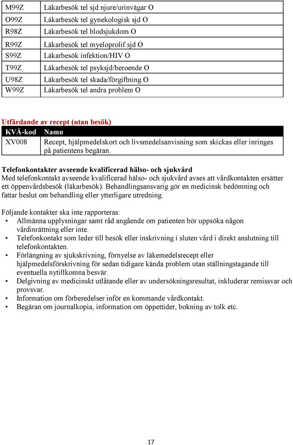 livsmedelsanvisning som skickas eller inringes på patientens begäran.