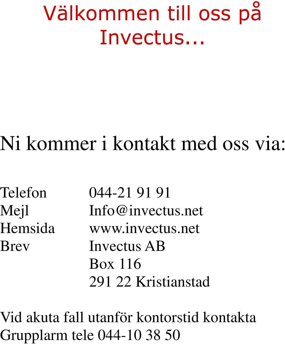 Info@invectus.