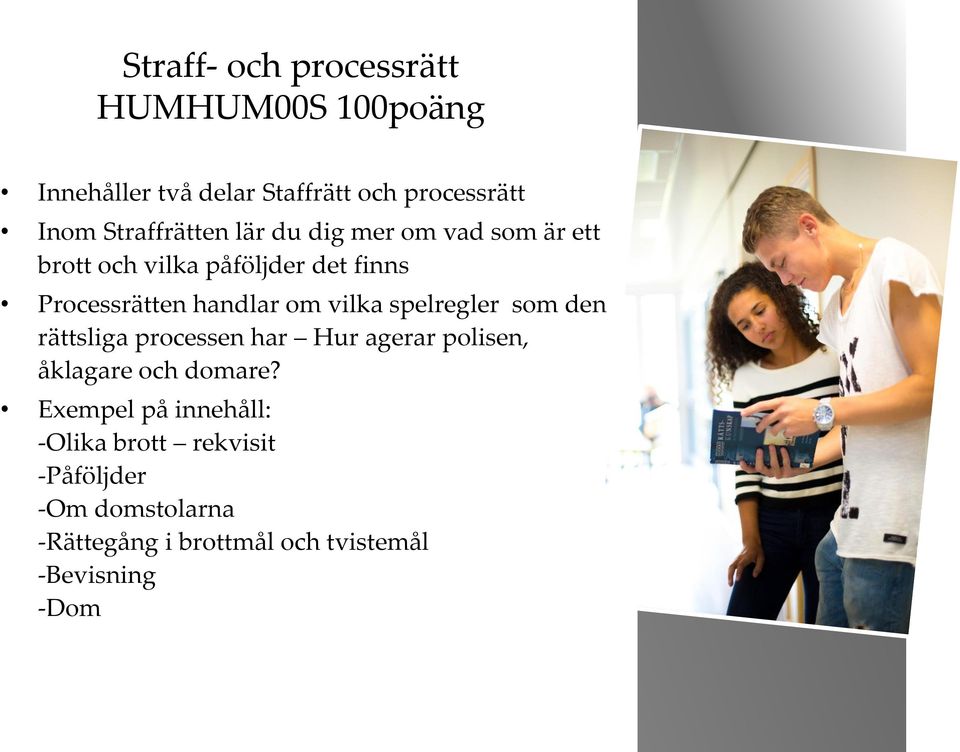 om vilka spelregler som den rättsliga processen har Hur agerar polisen, åklagare och domare?