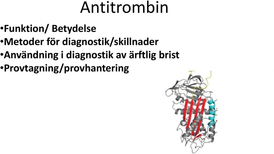 diagnostik/skillnader Användning