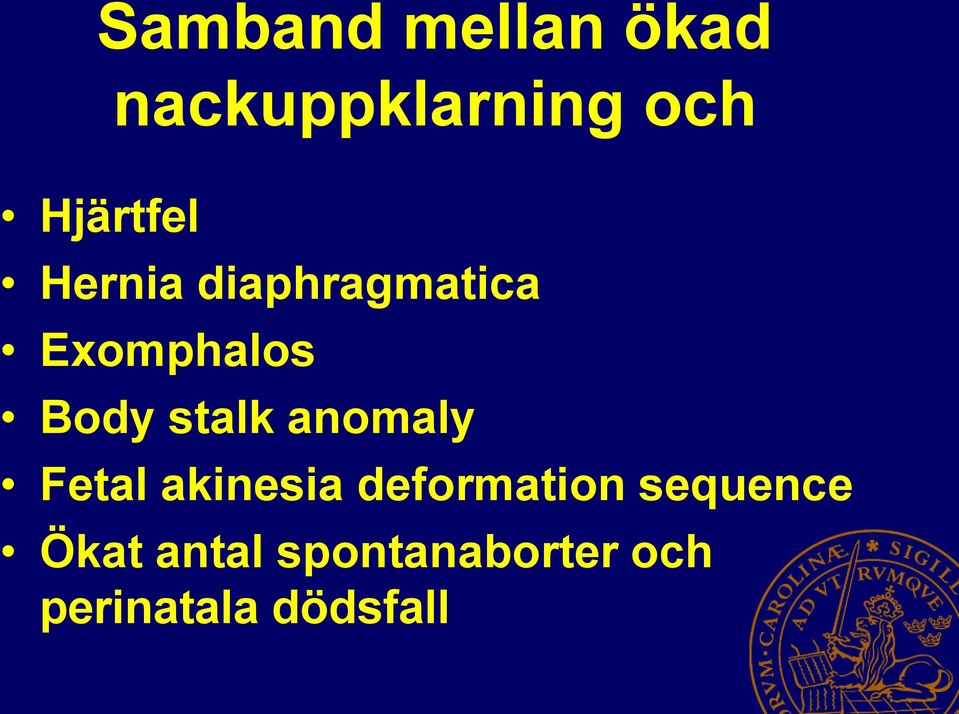 stalk anomaly Fetal akinesia deformation