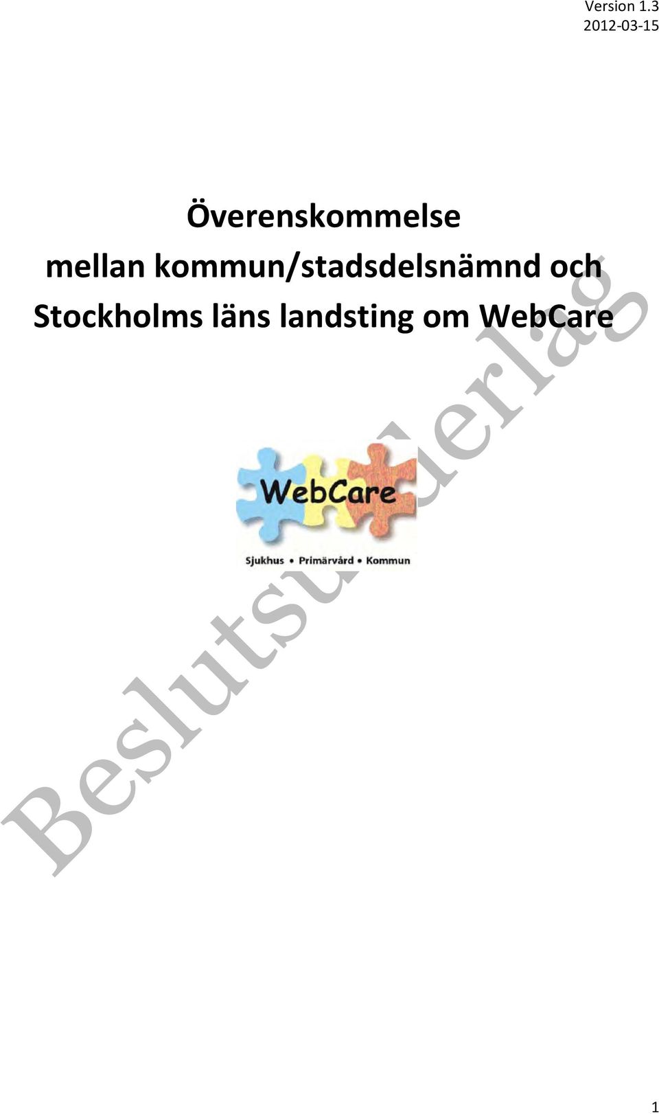 Överenskommelse mellan