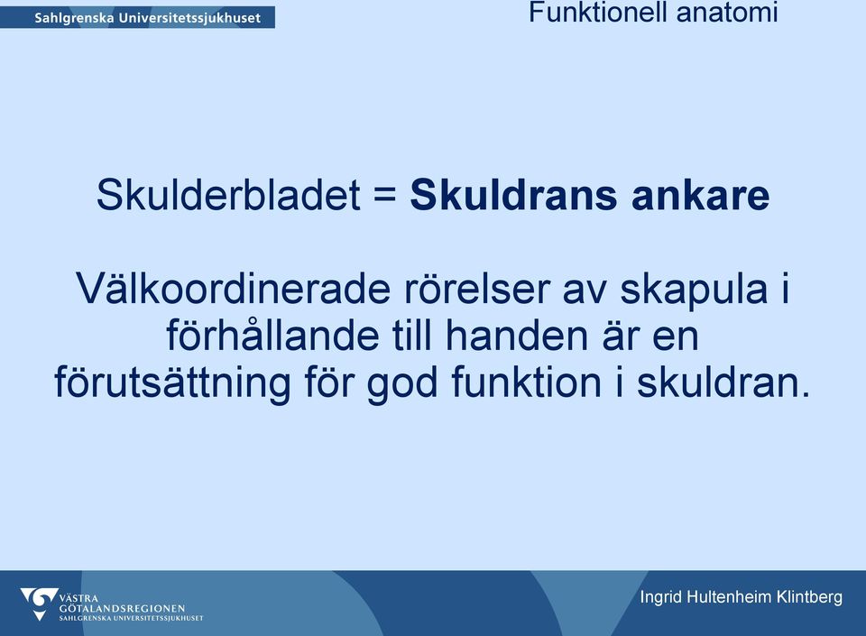 i förhållande till handen är en
