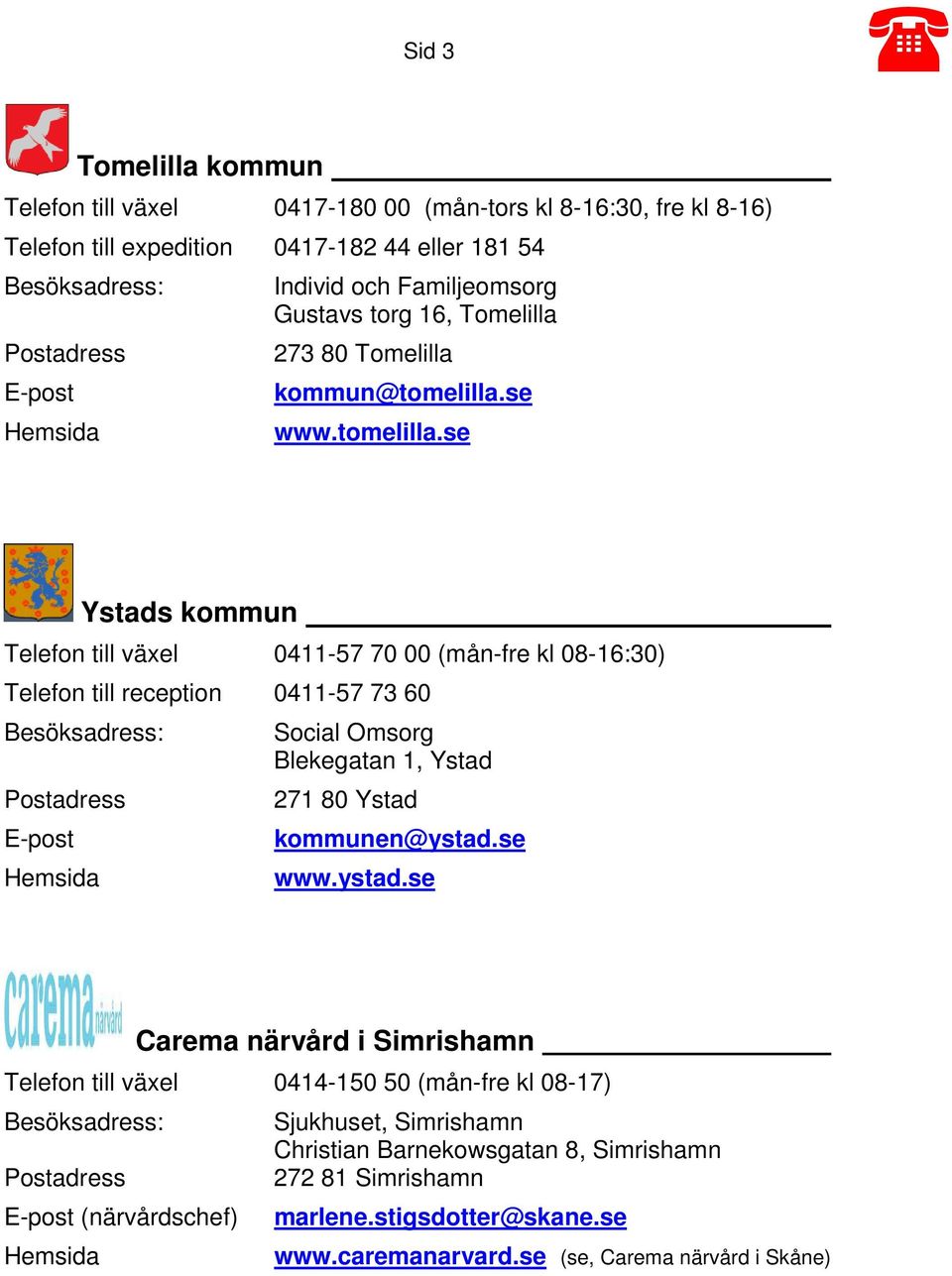 se www.tomelilla.