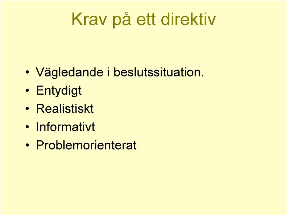 beslutssituation.