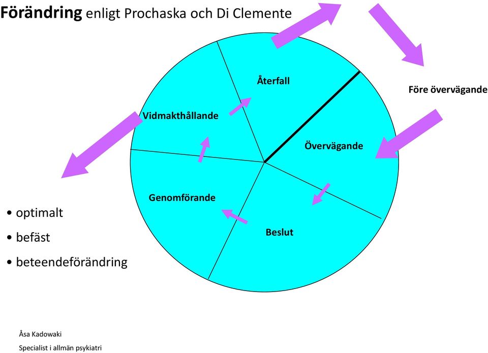 Övervägande optimalt befäst beteendeförändring