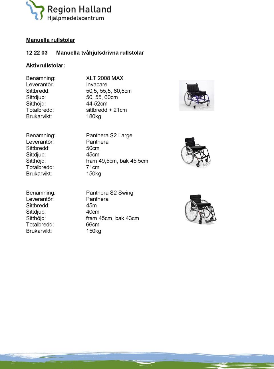 sittbredd + 21cm 180kg Panthera S2 Large Panthera 50cm 45cm fram 49,5cm,