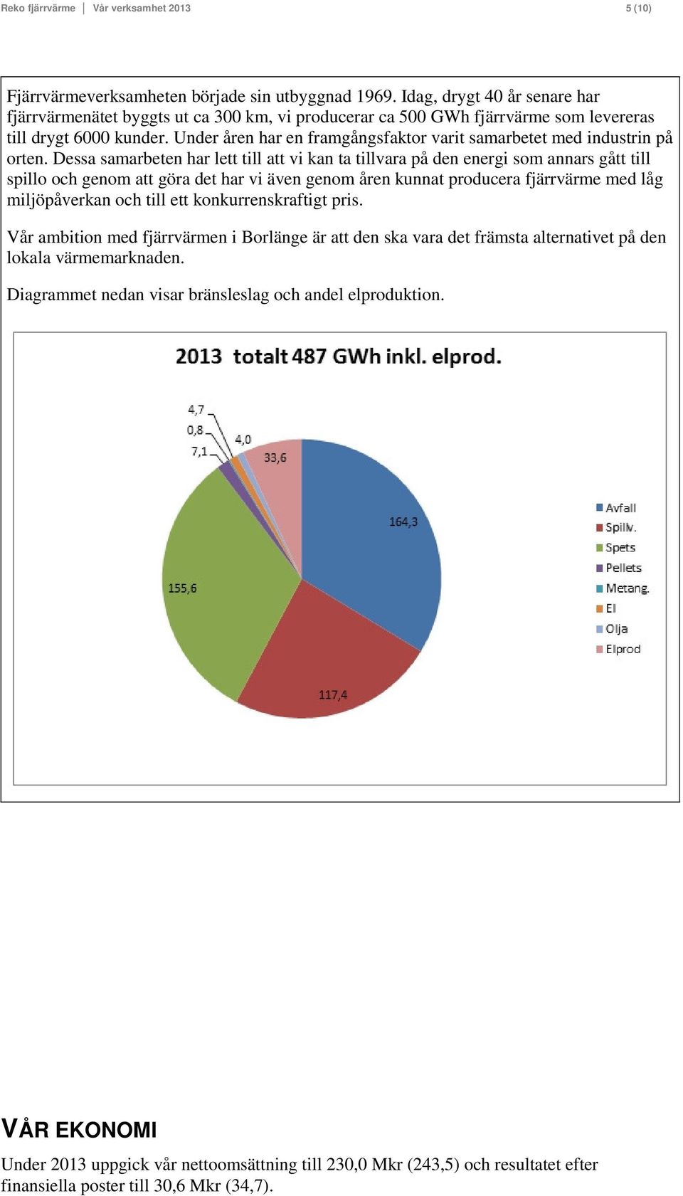 Under åren har en framgångsfaktor varit samarbetet med industrin på orten.