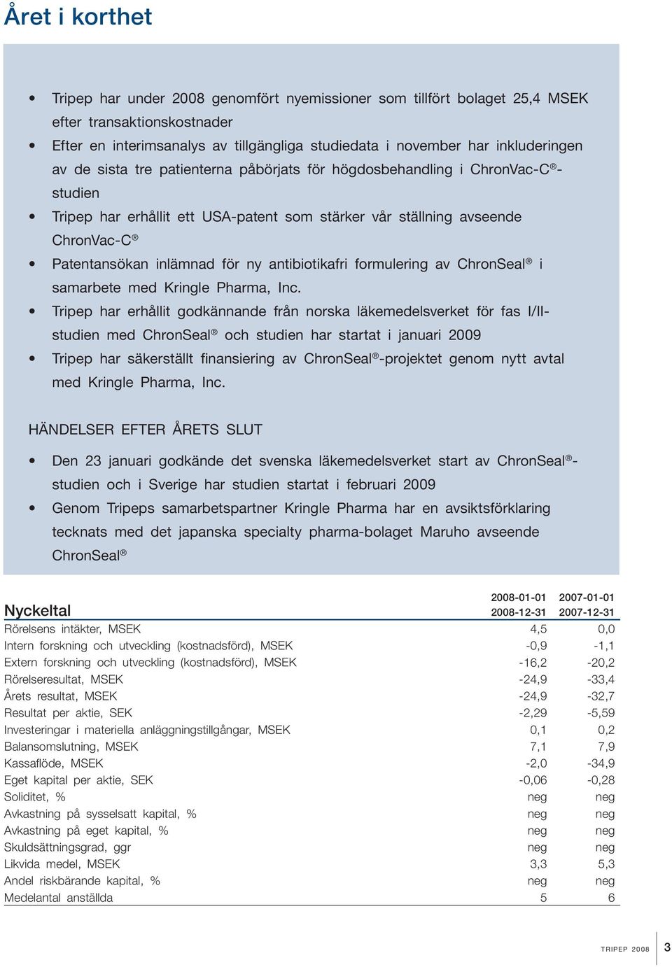 antibiotikafri formulering av ChronSeal i samarbete med Kringle Pharma, Inc.