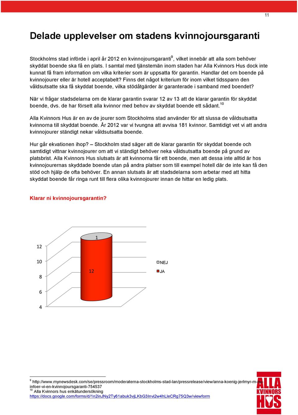 Handlar det om boende på kvinnojourer eller är hotell acceptabelt?