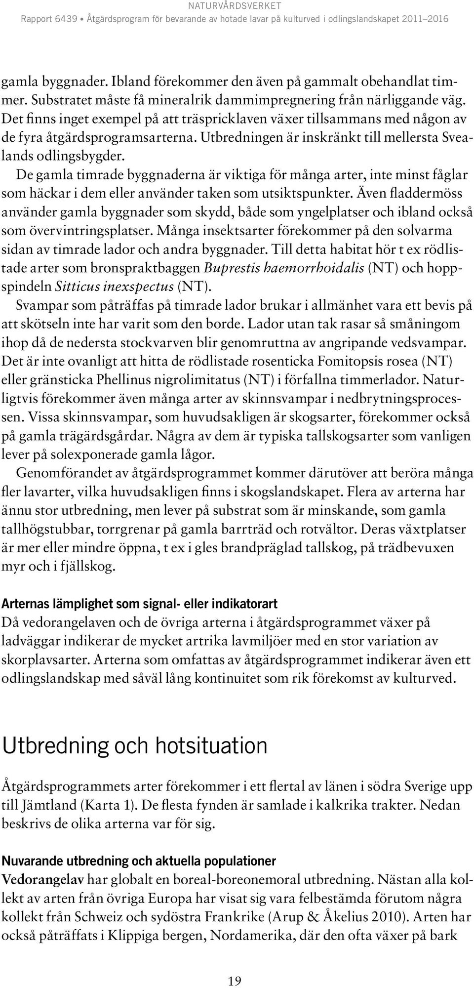 De gamla timrade byggnaderna är viktiga för många arter, inte minst fåglar som häckar i dem eller använder taken som utsiktspunkter.