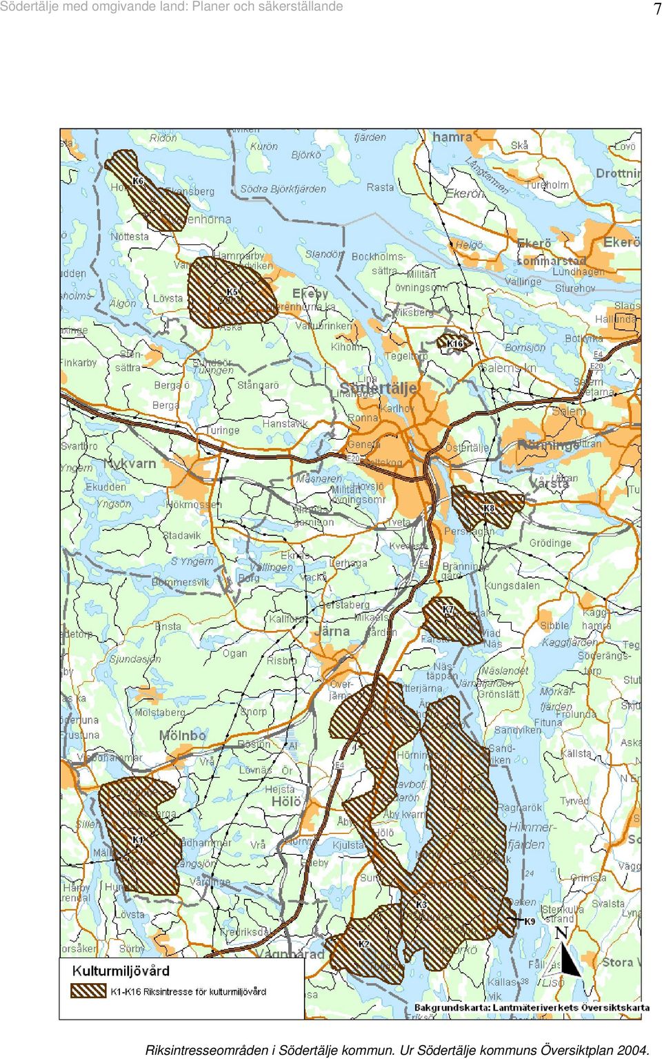 Riksintresseområden i Södertälje