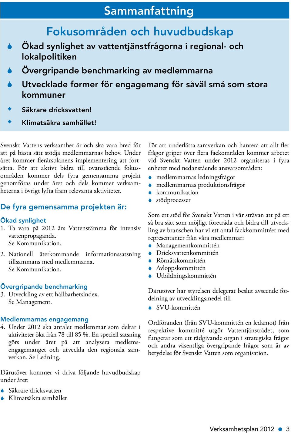 Under året kommer flerårsplanens implementering att fortsätta.