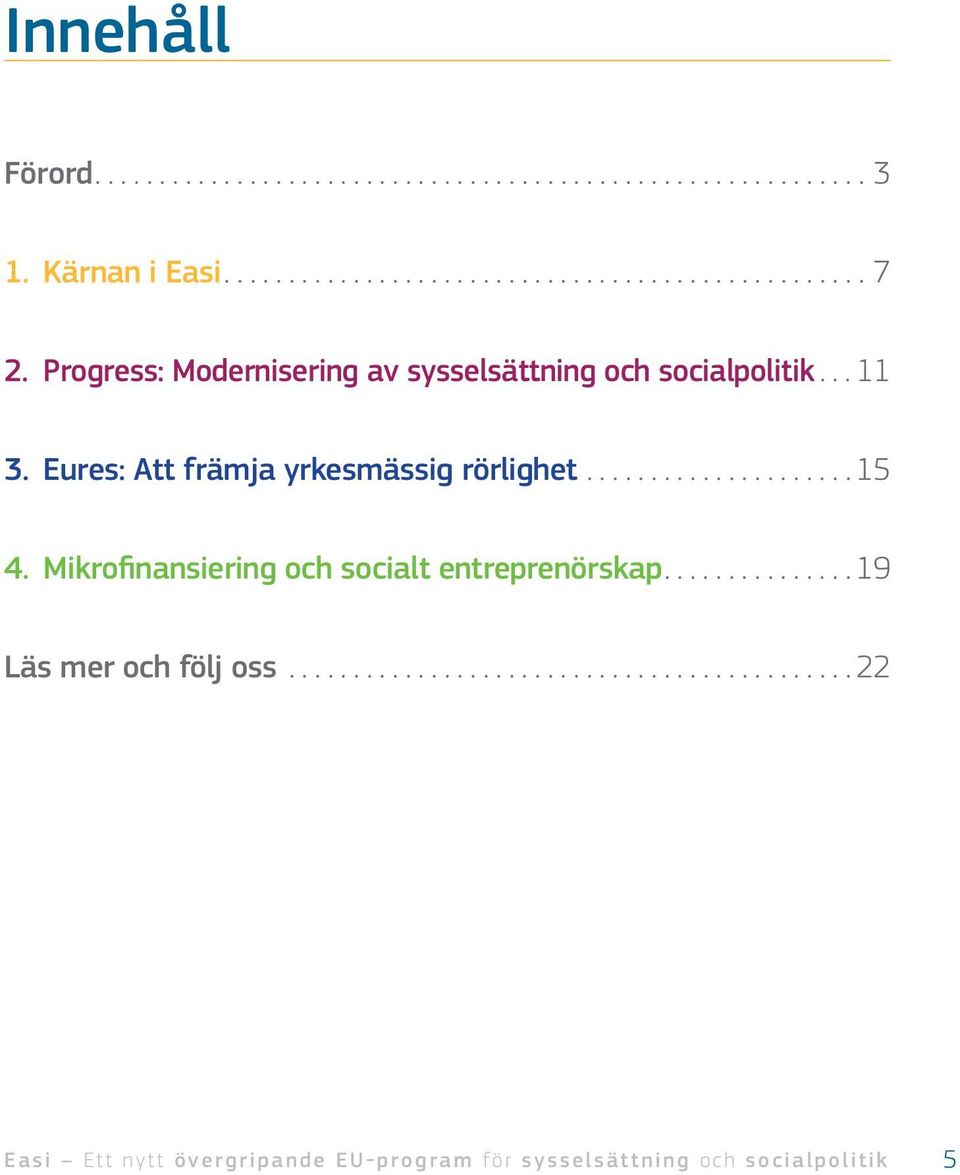 Mikrofinansiering och socialt entreprenörskap............... 19 Läs mer och följ oss.