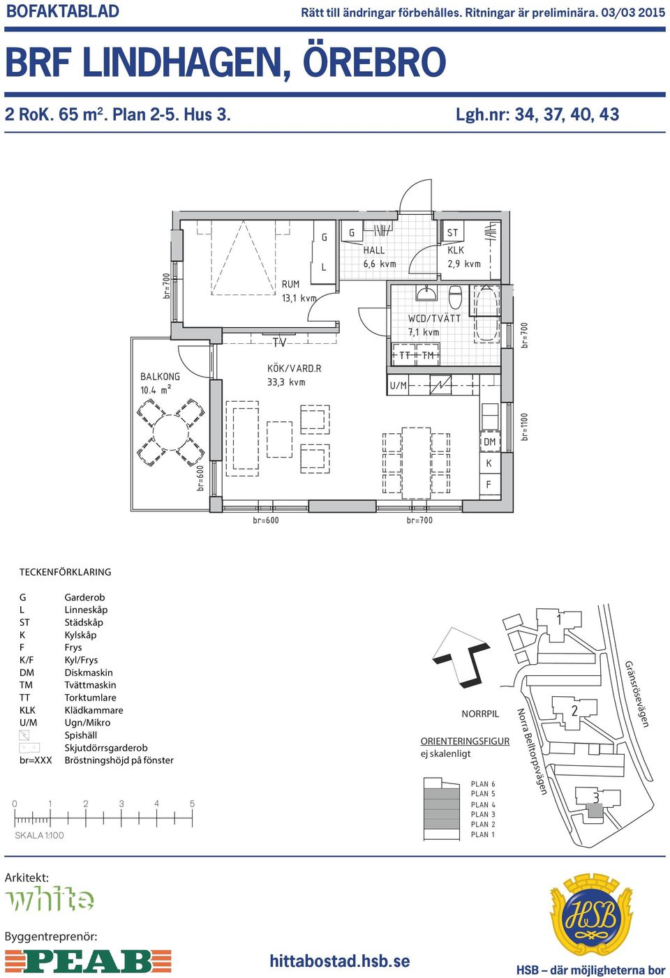 nr: 4, 7, 40, 4, kvm HA 6,6 kvm,9 kvm BAON 0.4 m² Ö/VARD.