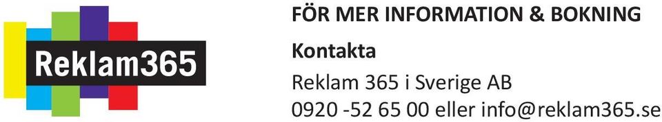 365 i Sverige AB 0920-52