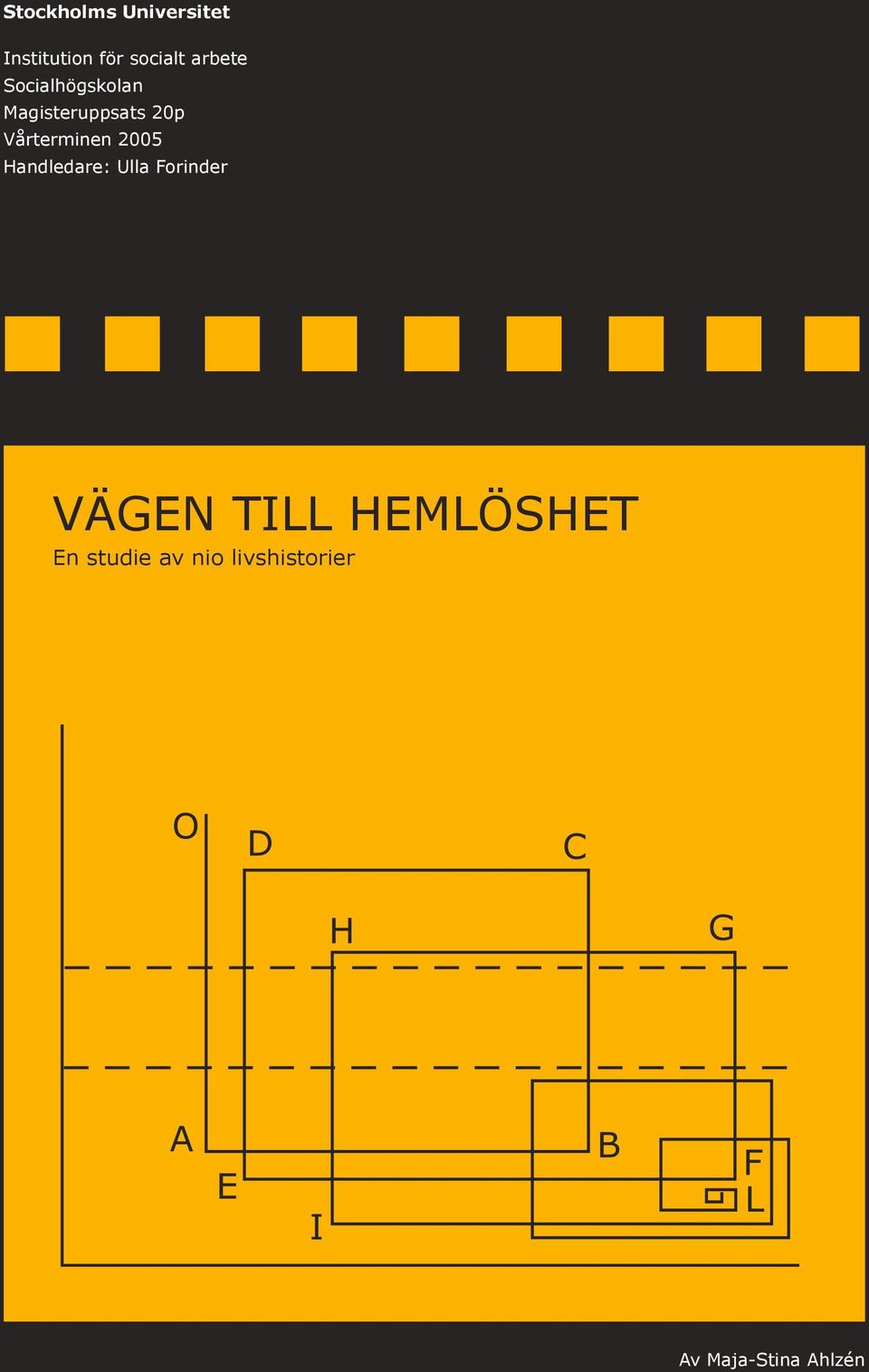 Vårterminen 2005 Handledare: Ulla Forinder VÄGEN