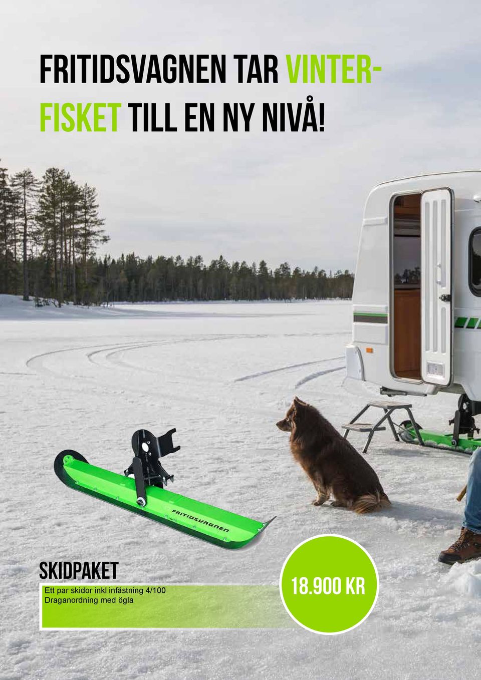 skidpaket Ett par skidor inkl