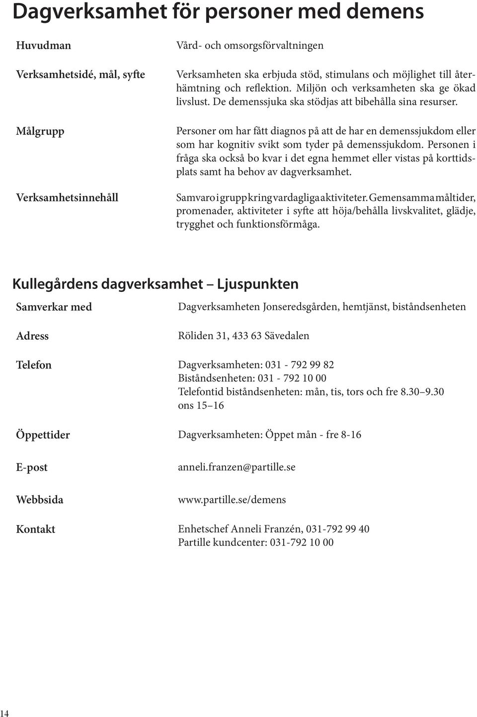 Personer om har fått diagnos på att de har en demenssjukdom eller som har kognitiv svikt som tyder på demenssjukdom.