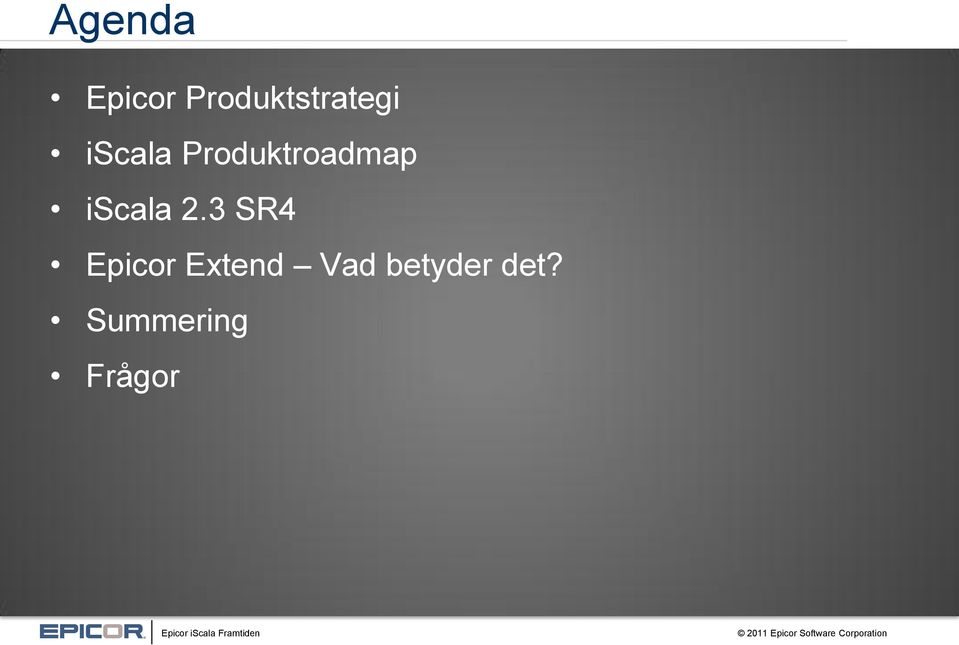 Produktroadmap iscala 2.