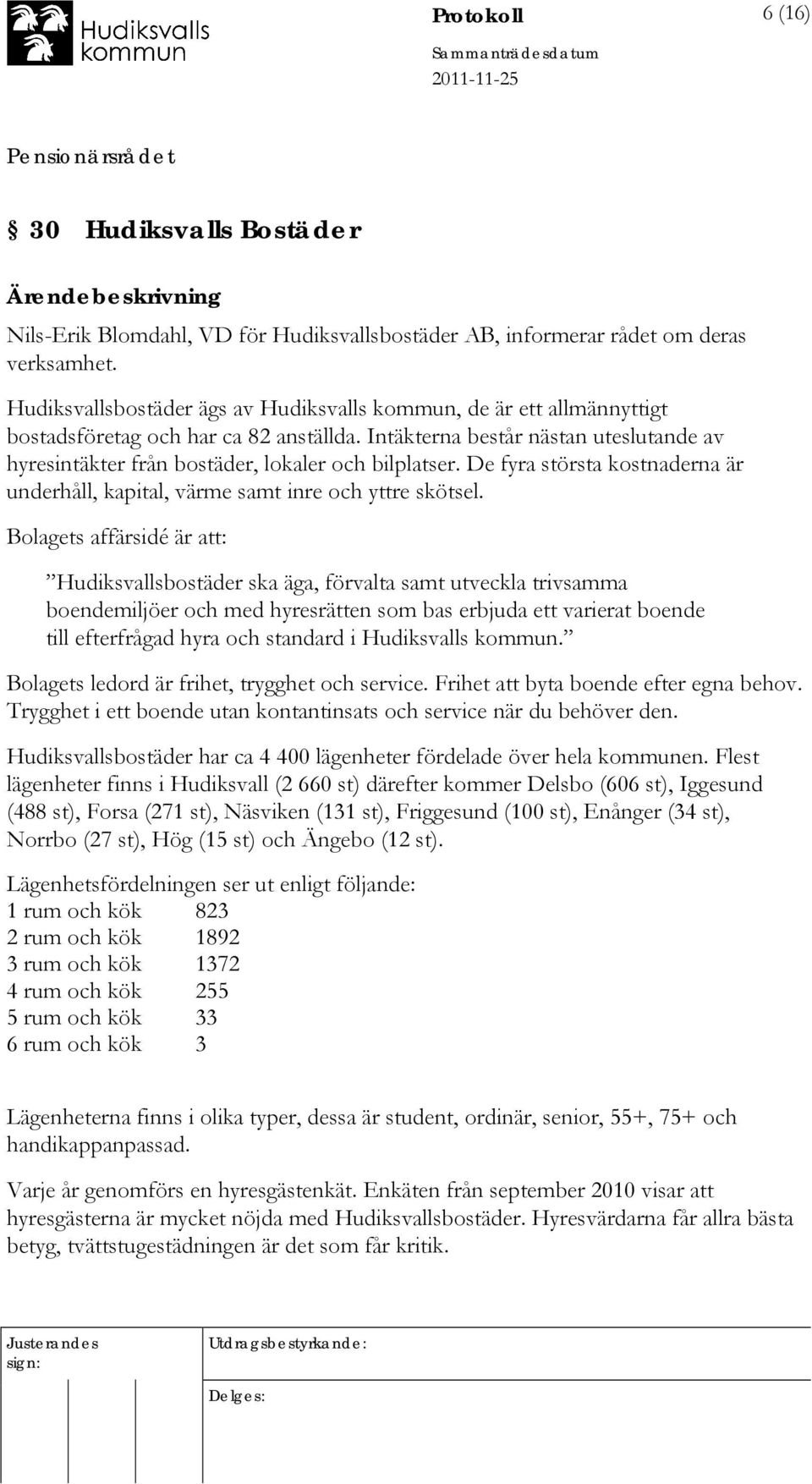 Intäkterna består nästan uteslutande av hyresintäkter från bostäder, lokaler och bilplatser. De fyra största kostnaderna är underhåll, kapital, värme samt inre och yttre skötsel.