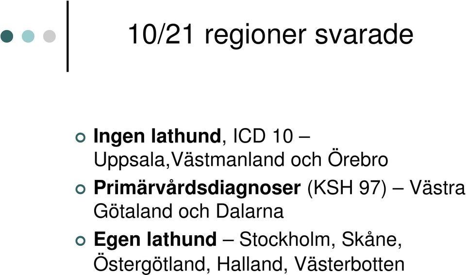 Primärvårdsdiagnoser (KSH 97) Västra Götaland och