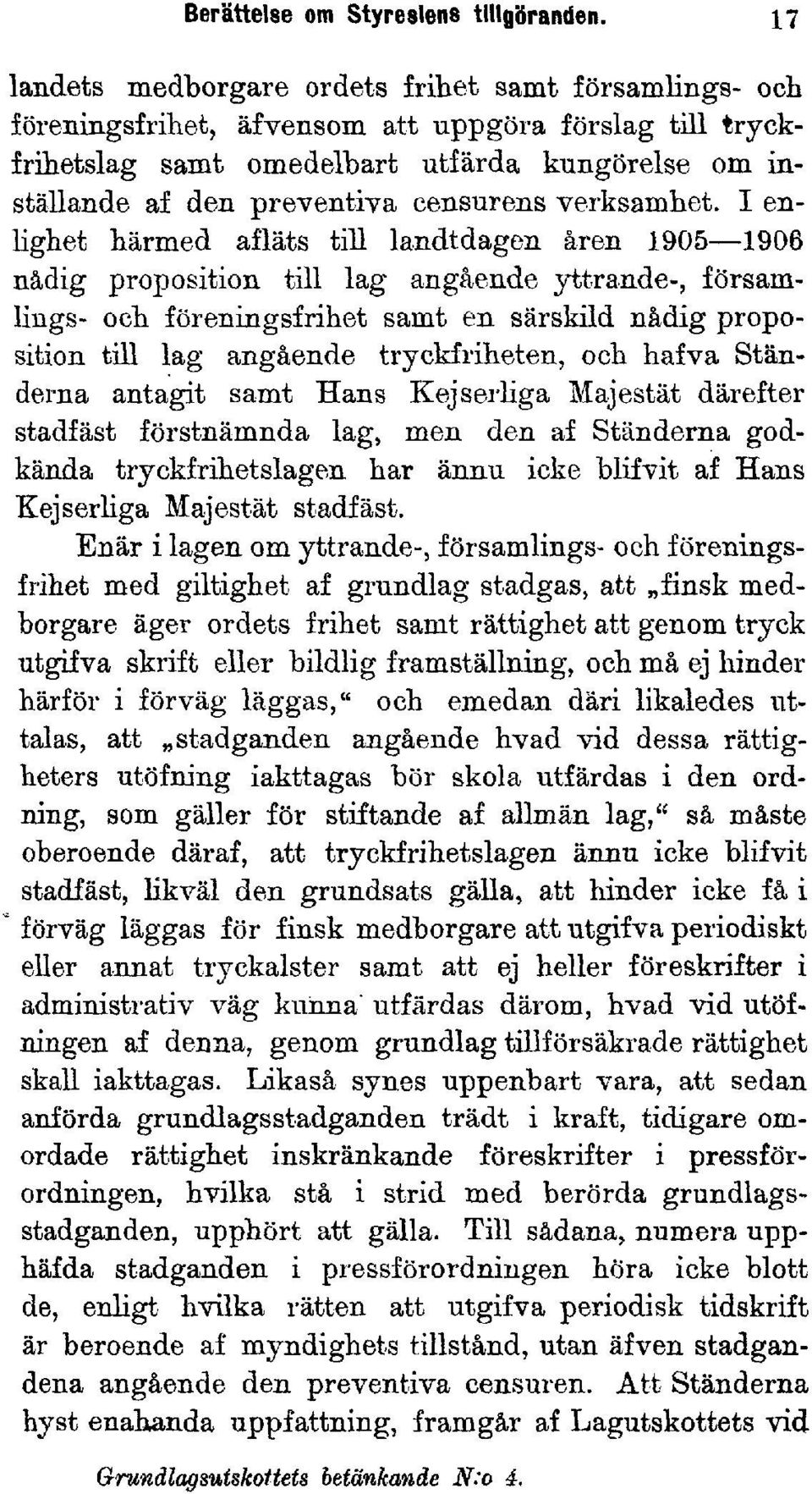 censurens verksamhet.