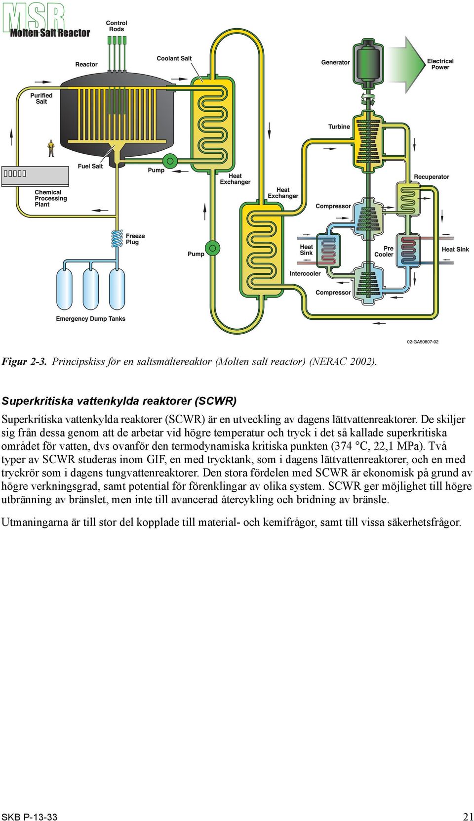 De skiljer sig från dessa genom att de arbetar vid högre temperatur och tryck i det så kallade superkritiska området för vatten, dvs ovanför den termodynamiska kritiska punkten (374 C, 22,1 MPa).