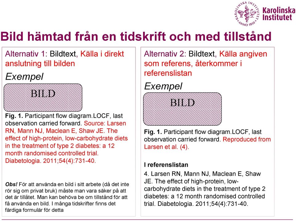 2011;54(4):731-40. Obs! För att använda en bild i sitt arbete (då det inte rör sig om privat bruk) måste man vara säker på att det är tillåtet.